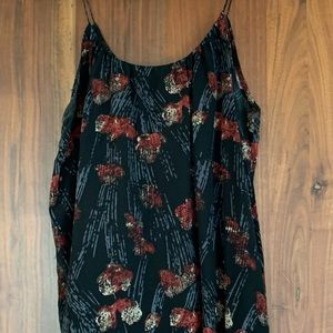 Tucker Spaghetti Strap Tank, Silk